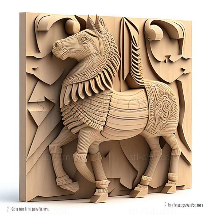 3D model Jiroft in Iran (STL)